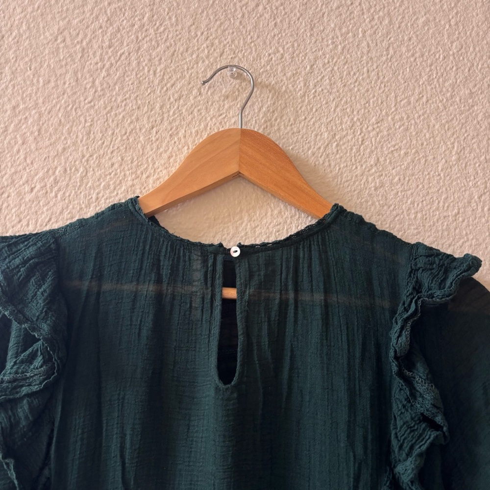 Free People Top Ruffle Lace - Picture 7 of 8
